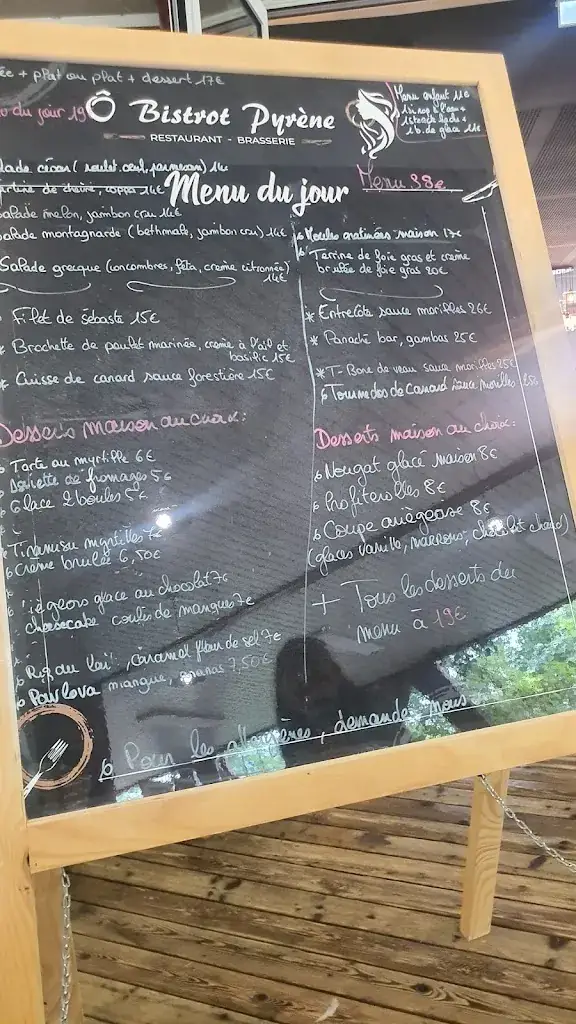 Menu_Ô Bistrot Pyrène_Montgailhard_immagine_1