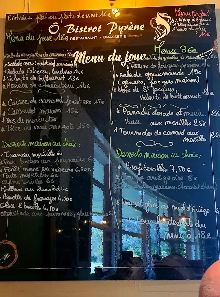 Menu_Ô Bistrot Pyrène_Montgailhard_immagine_3