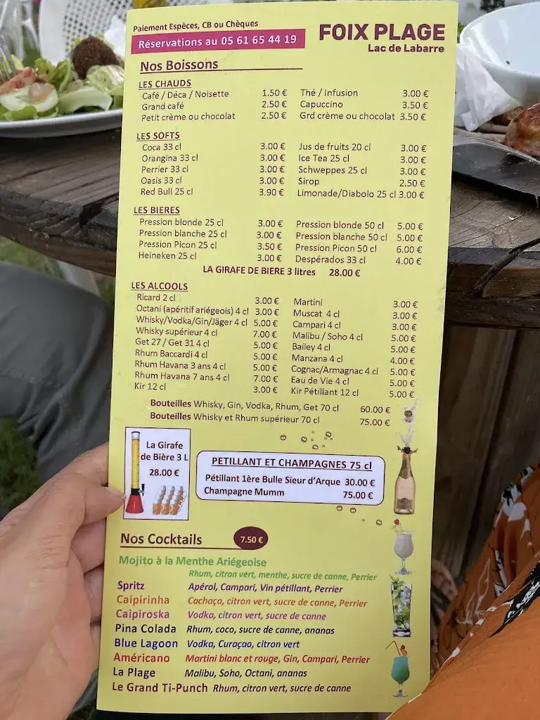 Menu_Foix plage_Foix_image_1