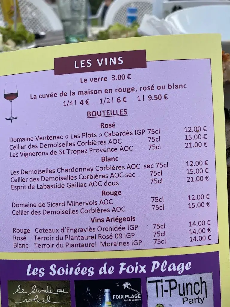 Menu_Foix plage_Foix_image_2