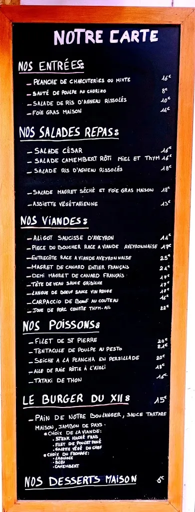 Menu_Restaurant le XII_Ganges_immagine_2