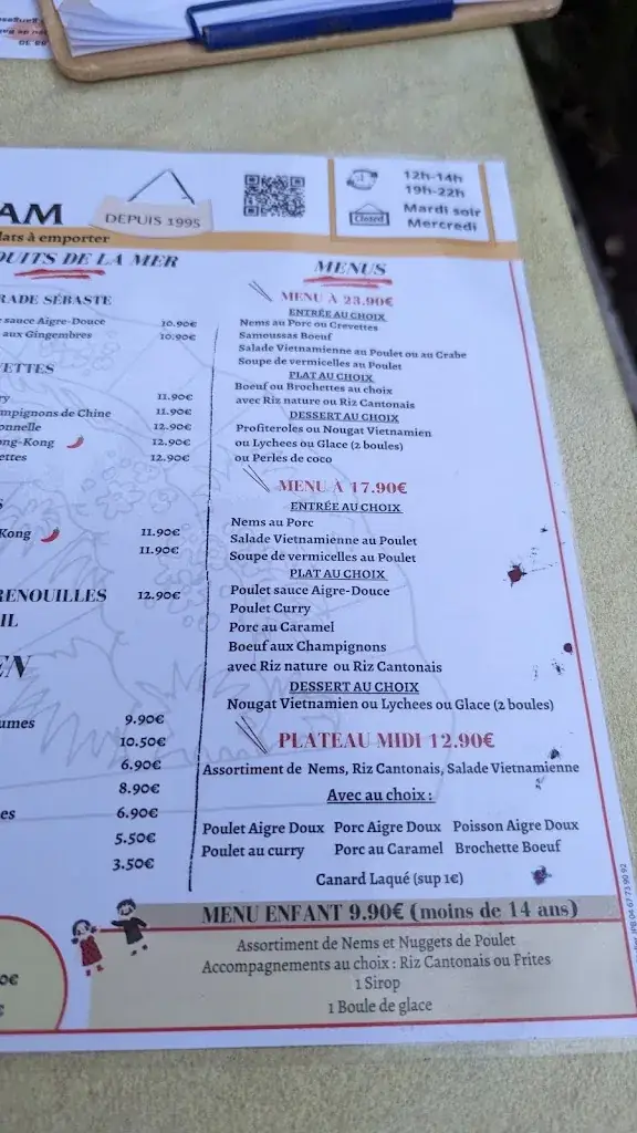 Menu_⛩️ Restaurant LE VIET - NAM ⛩️_Ganges_image_2