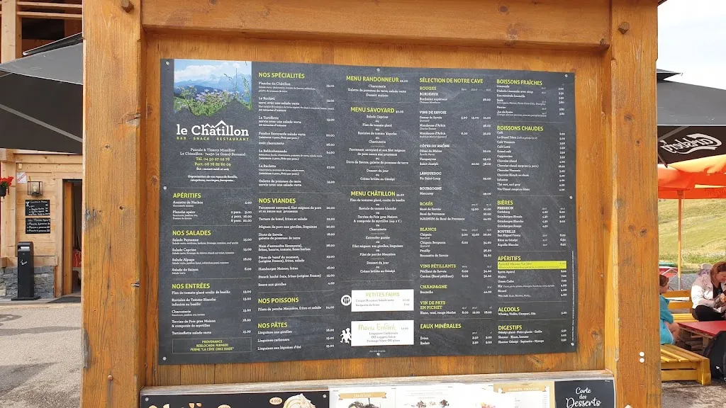 Menu_Restaurant le Châtillon_Grand-Bornand_immagine_3