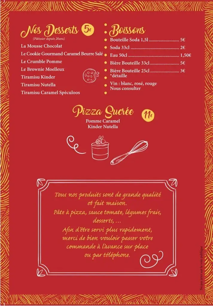 Menu_La Pizzéria des Costières_Générac_image_2