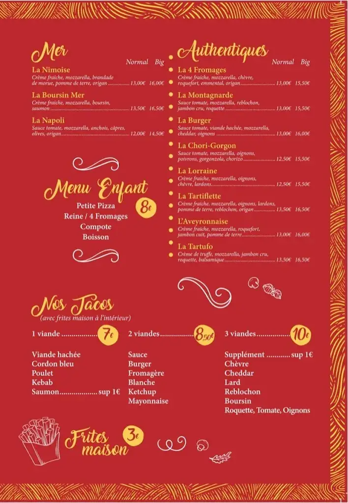 Menu_La Pizzéria des Costières_Générac_image_3