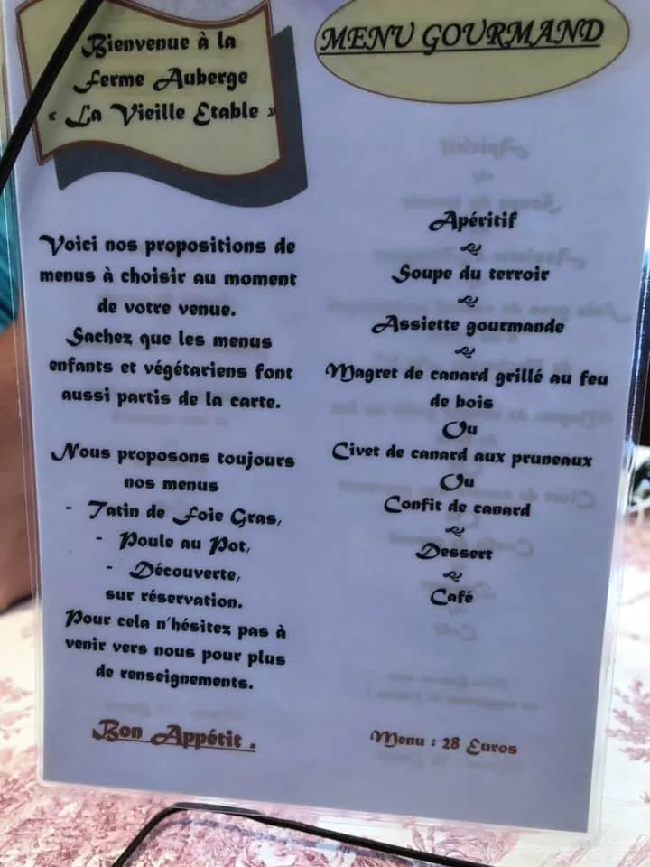 Menu_La Vieille Etable_Saint-Médard_image_3