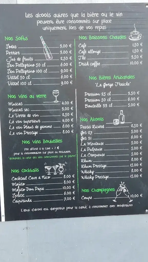 Menu_La Cave À Nico_Frontignan_image_1