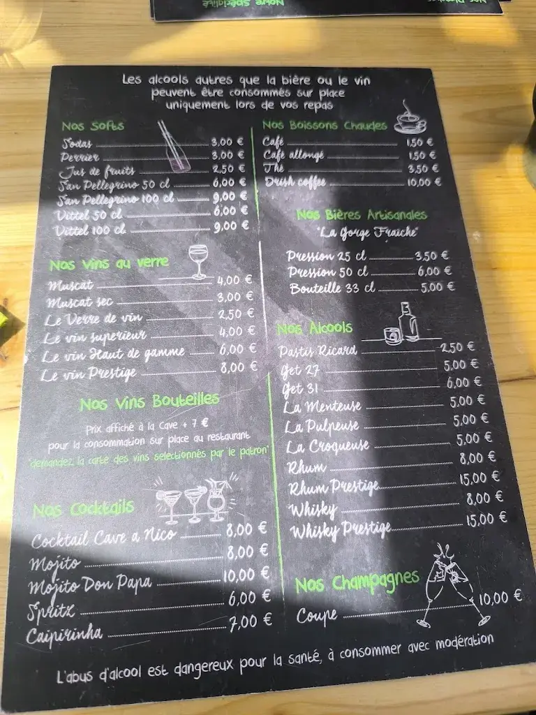 Menu_La Cave À Nico_Frontignan_image_2