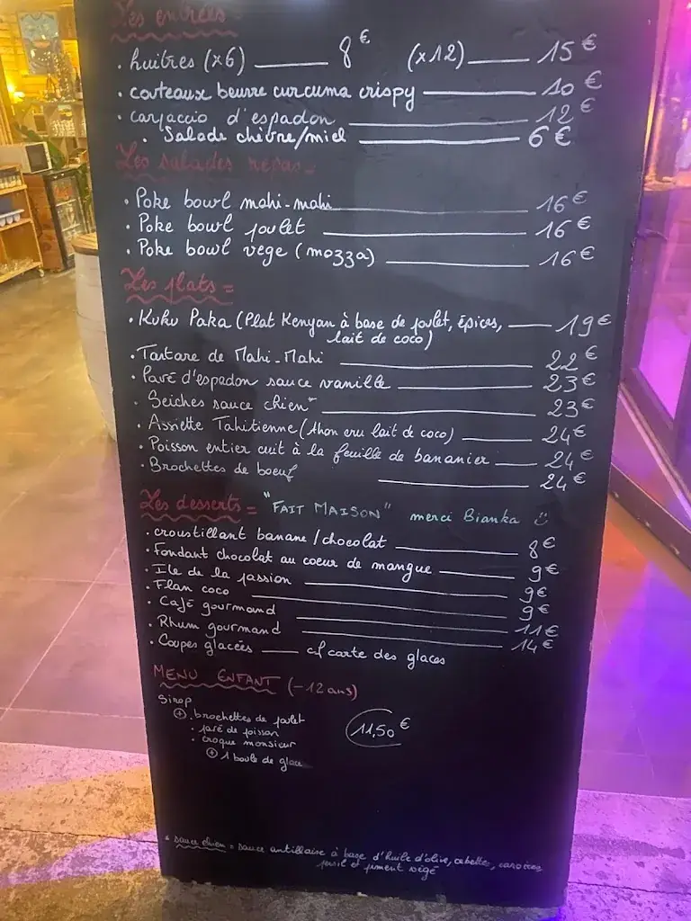 Menu_La Pirogue_Frontignan_image_3