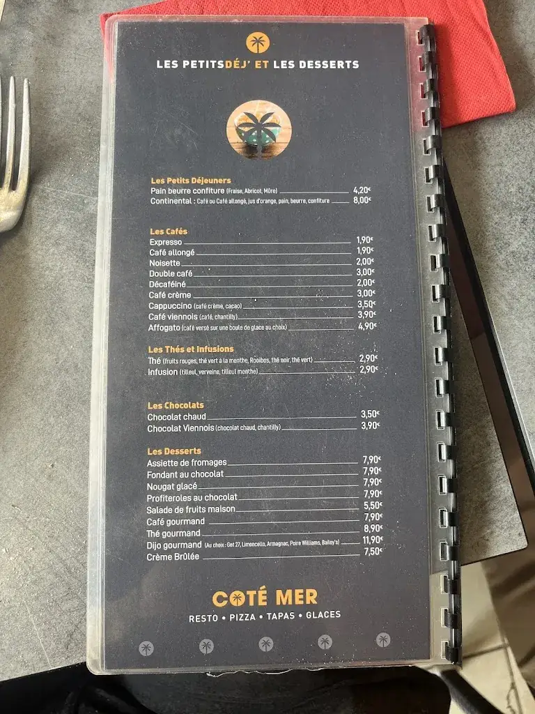 Menu_Côté Mer_Frontignan_immagine_1