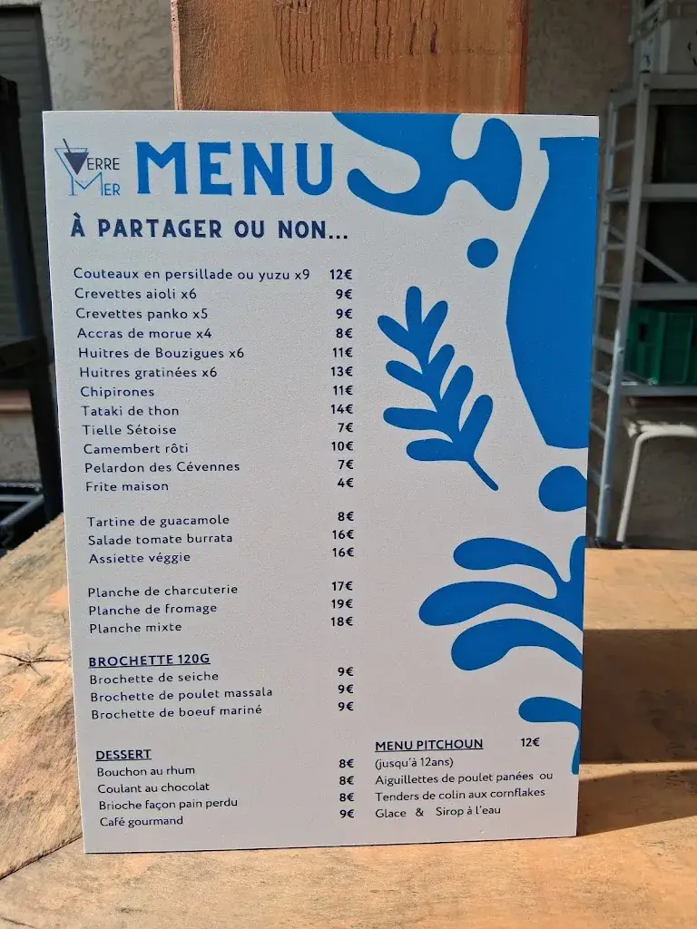 Menu_Un verre à la Mer 