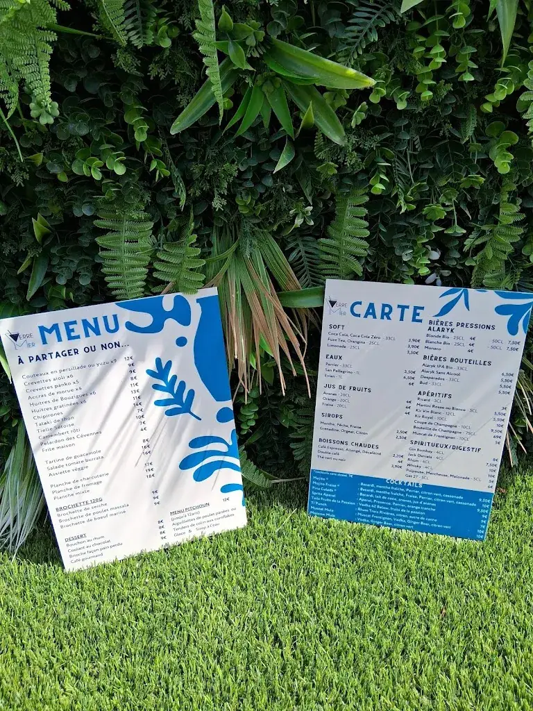 Menu_Un verre à la Mer 