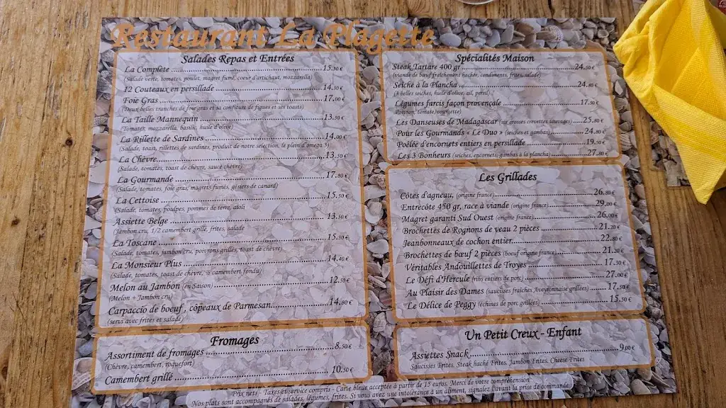 Menu_La Plagette_Frontignan_image_2