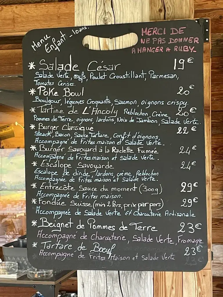 Menu_Bar Restaurant L'Ancoly_Grand-Bornand_immagine_1