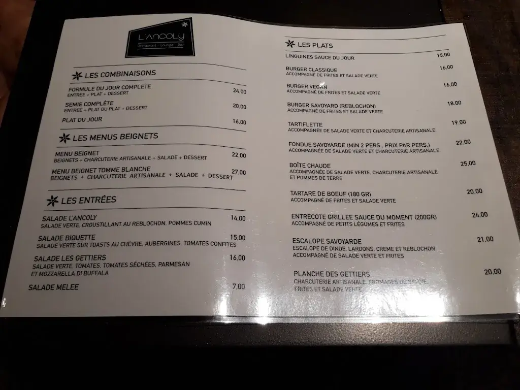 Menu_Bar Restaurant L'Ancoly_Grand-Bornand_immagine_3