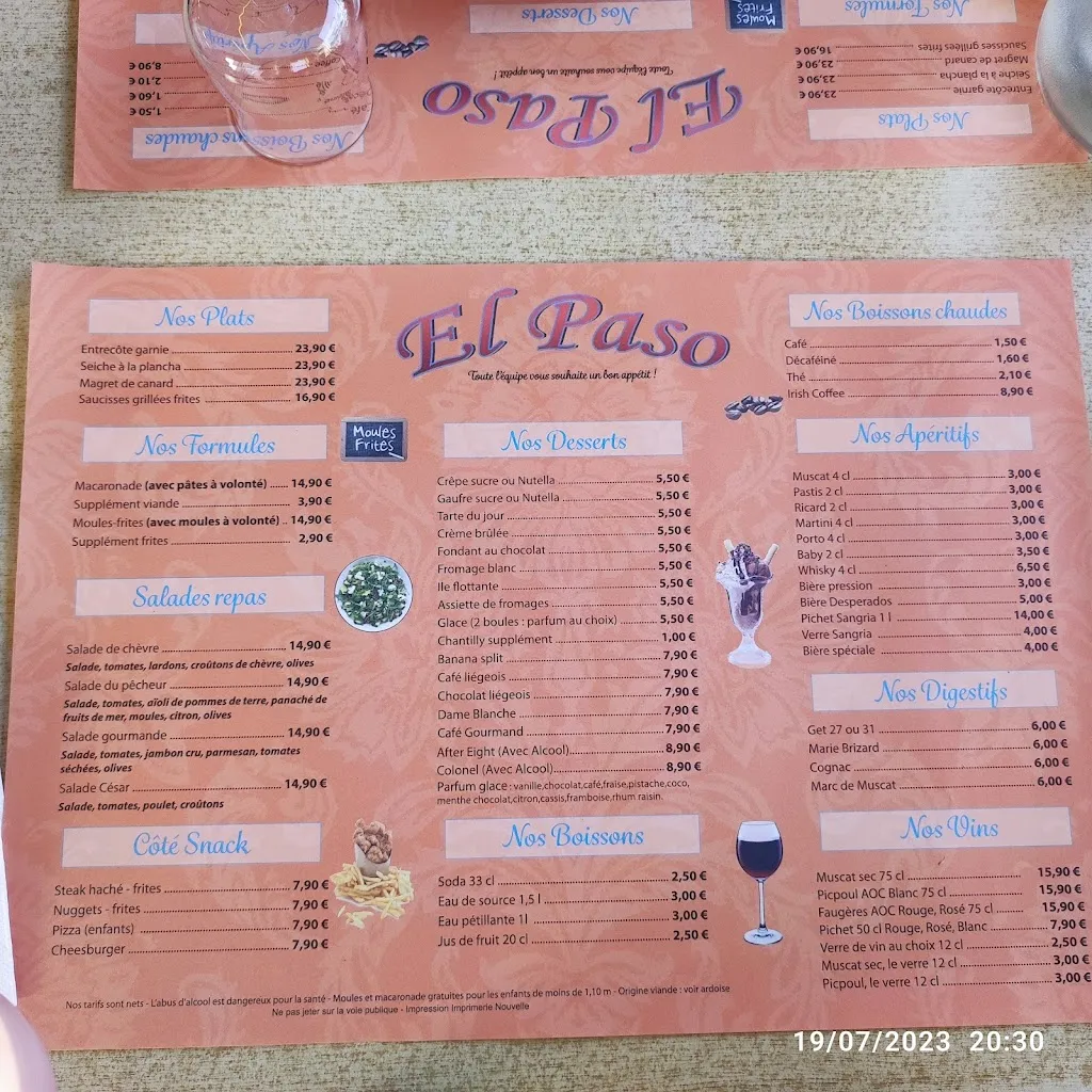 Menu_El Paso_Frontignan_image_2