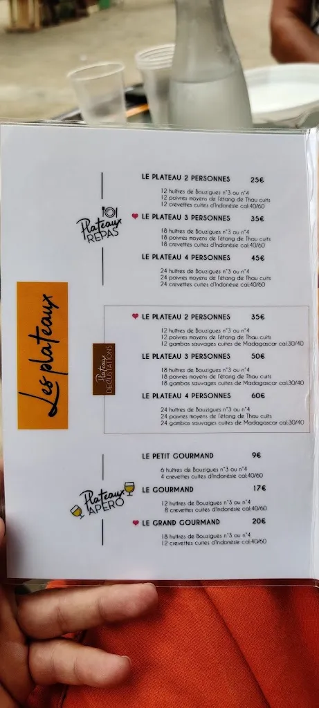 Menu_Ô Huîtres_Frontignan_image_4