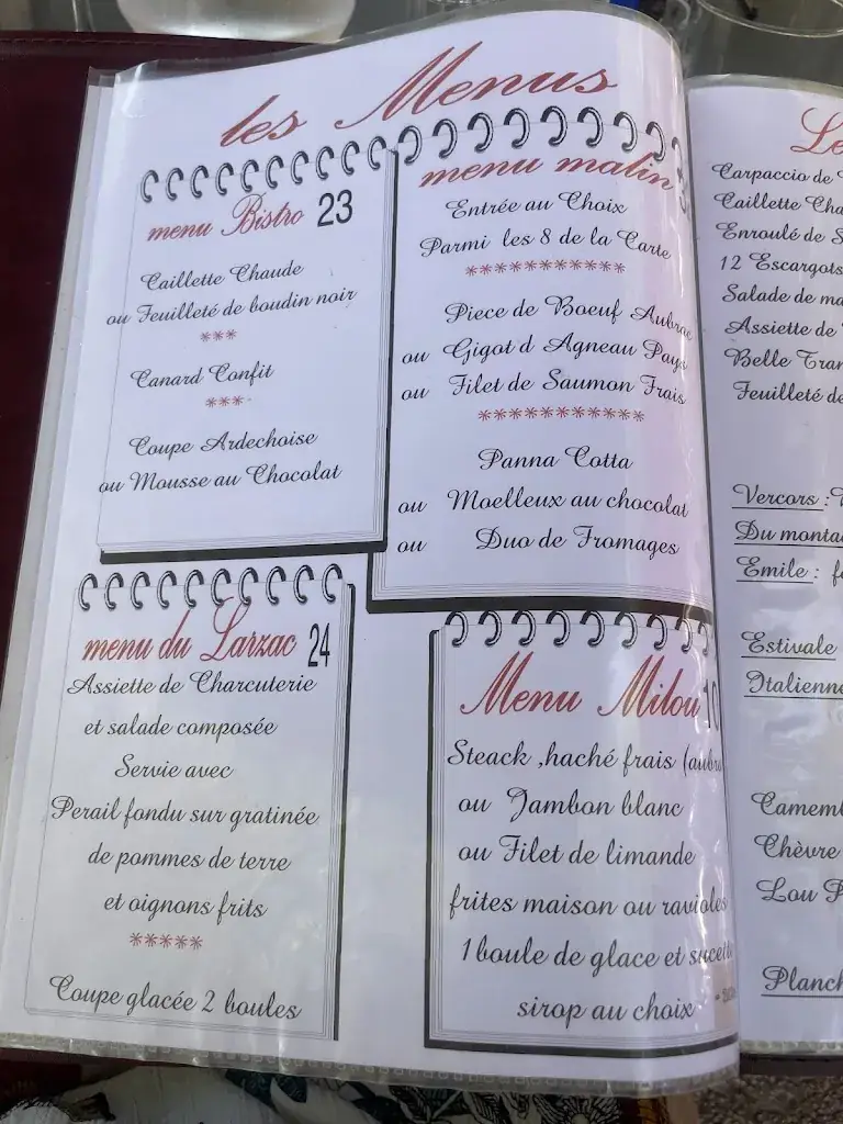 Menu_La Table d'Emile_Gignac_image_3