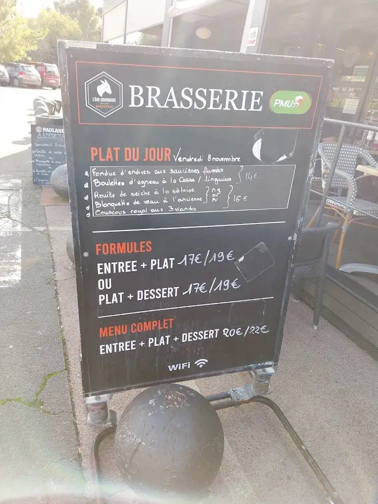 Menu_L'Ane Gourmand_Gignac_image_1