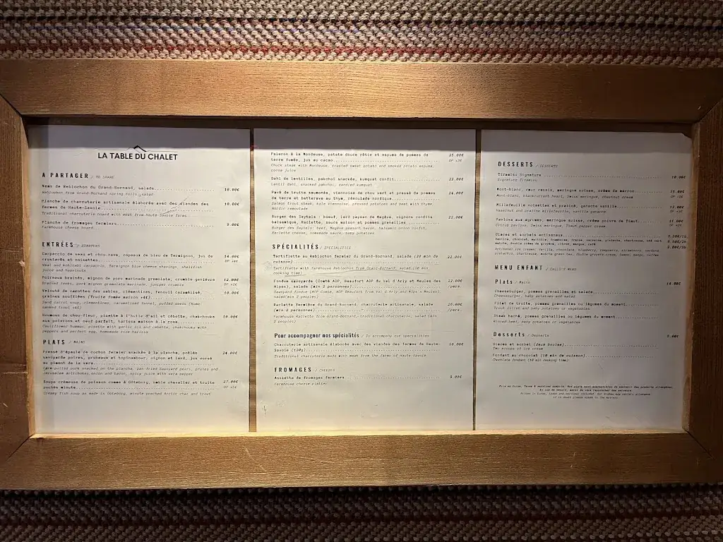 Menu_La Table du Chalet_Grand-Bornand_image_3