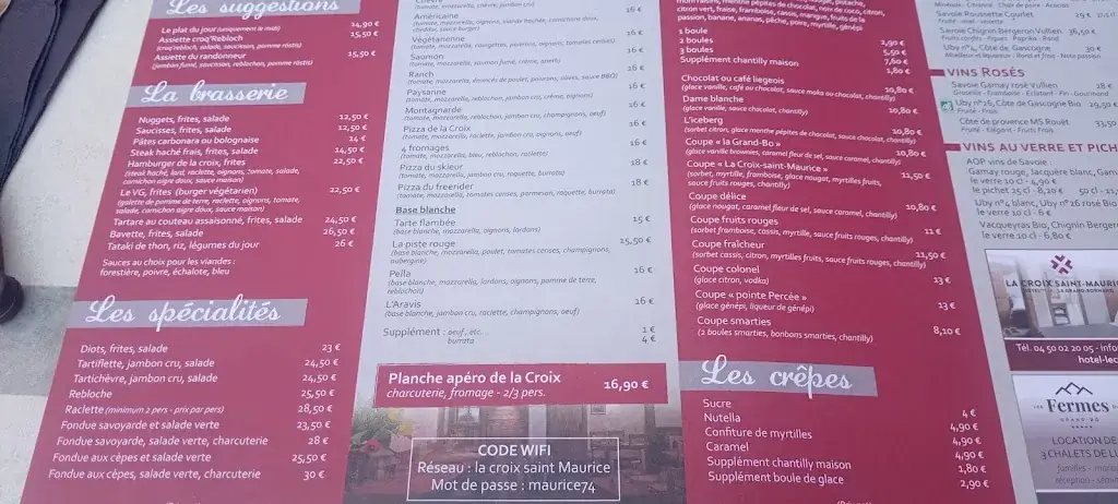 Menu_La Table du Chalet_Grand-Bornand_image_4