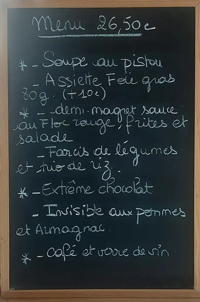 Menu_L' Auberge du cassou et ses animaux_Gondrin_image_1