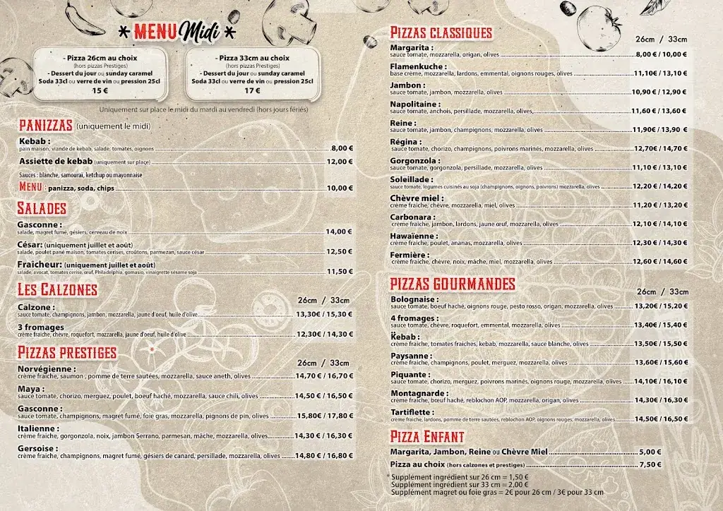 Menu_Le Four à Pizza_Gondrin_image_1