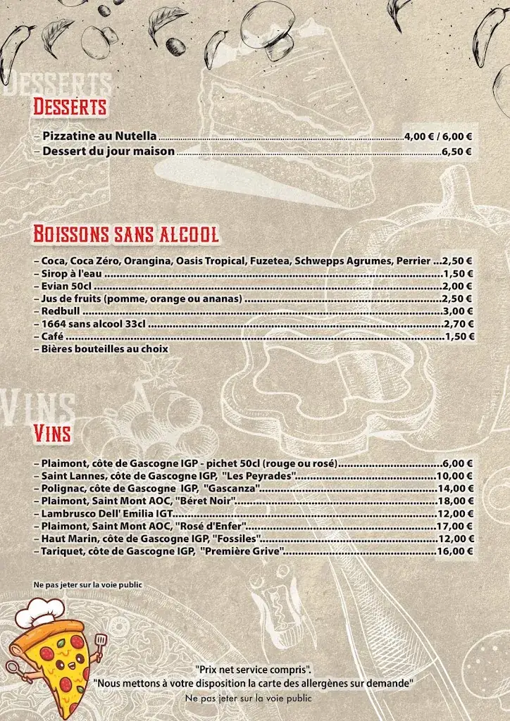 Menu_Le Four à Pizza_Gondrin_image_2