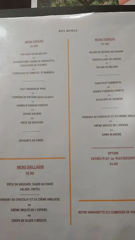 Menu_Restaurant L'Ispiens_Gaillac_image_3