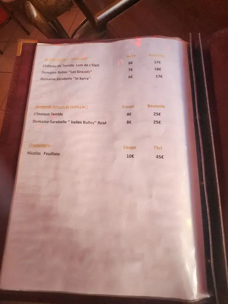 Menu_LA BODEGA_Gaillac_immagine_2