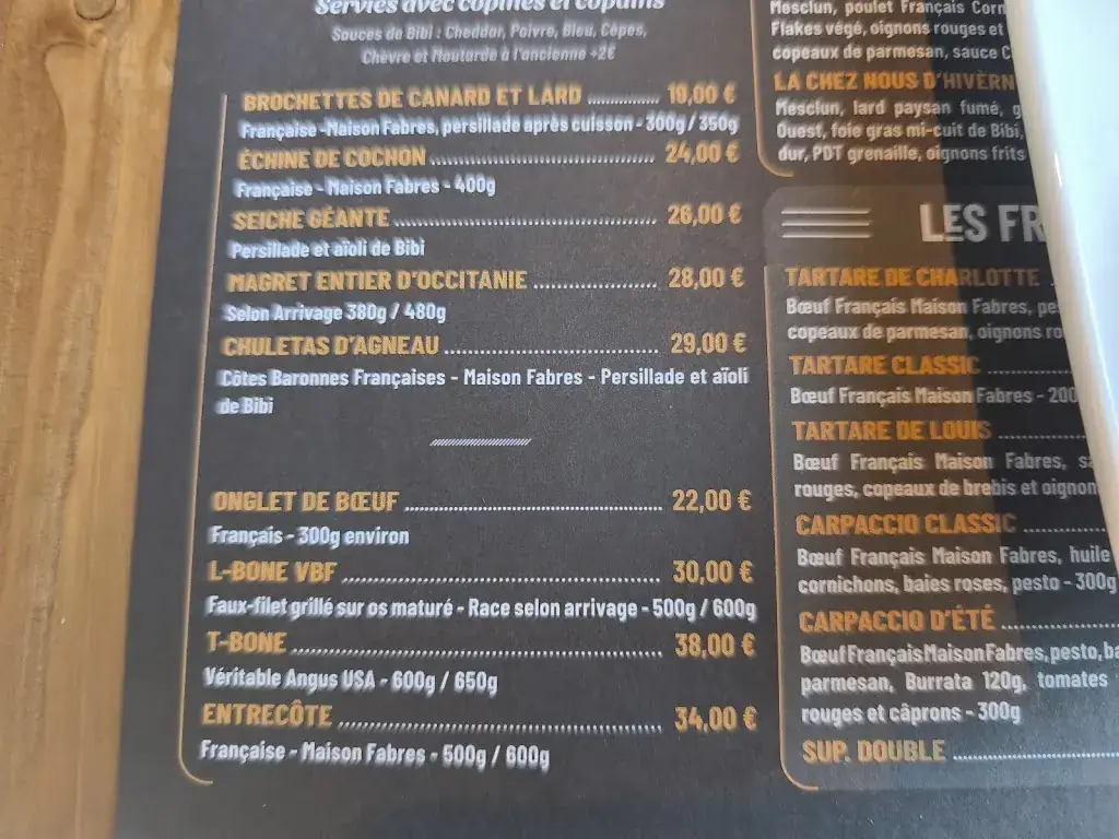 Menu_Chez Fernande Gaillac_Gaillac_image_3