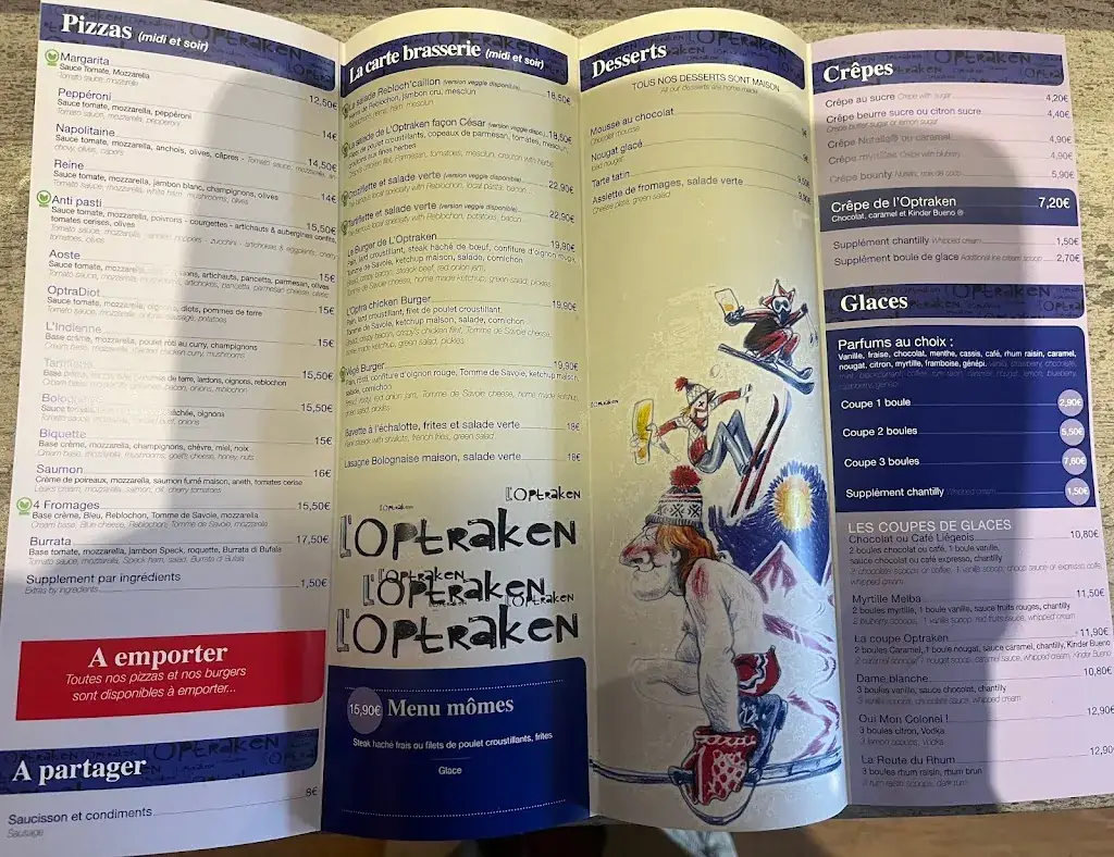 Menu_L'Optraken 1300_Grand-Bornand_image_2