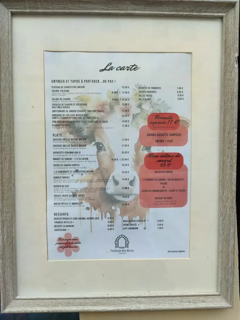 Menu_Restaurant Traiteur des Rives_Gaillac_immagine_3