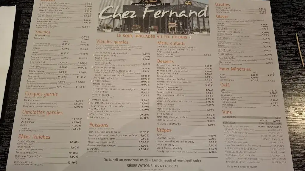 Menu_Chez Fernand_Gaillac_immagine_1