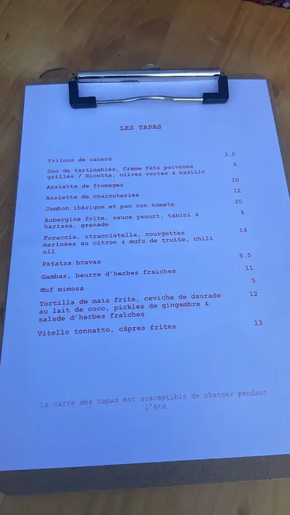 Menu_MANINE La guinguette_Gimont_image_2