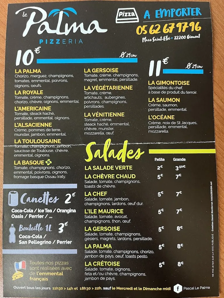 Menu_Le Palma_Gimont_image_2