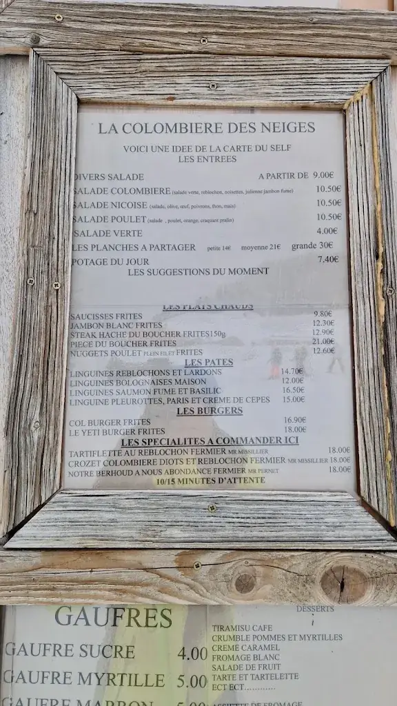 Menu_La Colombière des Neiges_Grand-Bornand_image_1