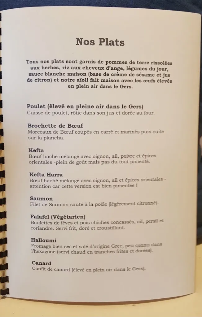 Menu_Chez Fady MAUVEZIN 32120_Mauvezin_image_1
