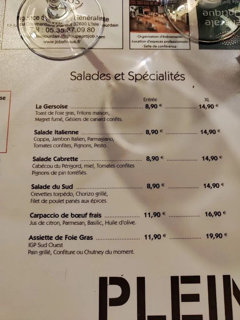 Menu_Plein Sud Restaurant_L'Isle-Jourdain_image_3