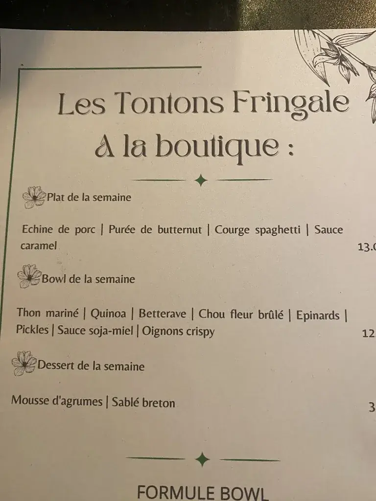 Menu_Les Tontons Fringale_L'Isle-Jourdain_image_2