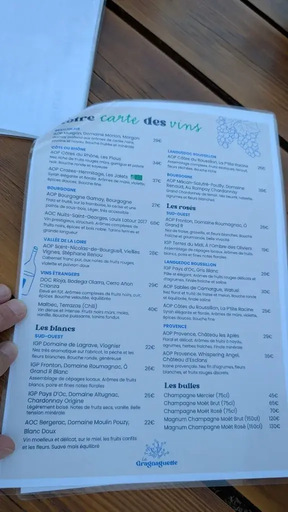 Menu_La Gragnaguette_Gragnague_immagine_2