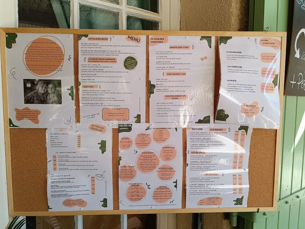 Menu_La p'tite auberge - La Roque sur Cèze_Roque-sur-Cèze_image_2