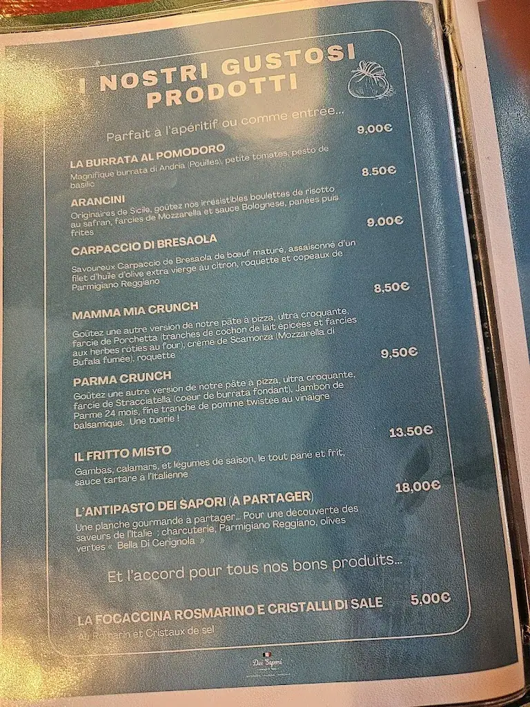 Menu_Restaurant Pizzeria Les Cascades Dei Sapori_Roque-sur-Cèze_image_3