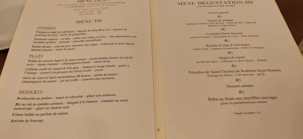 Menu_Restaurant La Galantine_Goudargues_image_3
