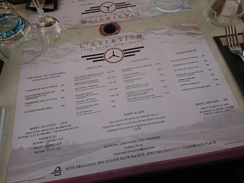 Menu_L'aviation - Chez Cathy & Mathieu_Graulhet_image_4