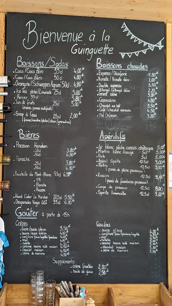 La Guinguette des Chavants restaurant in Houches