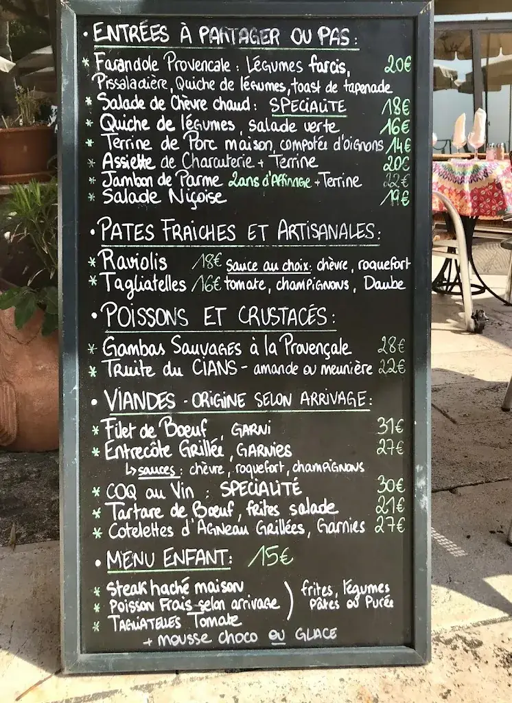 Menu_La Taverne Provencale_Gourdon_image_1