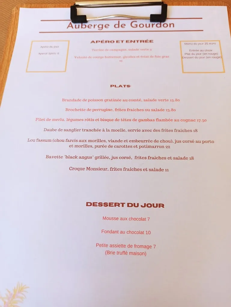 Menu_auberge de gourdon_Gourdon_image_3