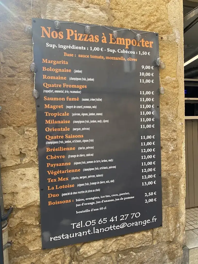 Menu_Pizzeria La Notte_Gourdon_image_4