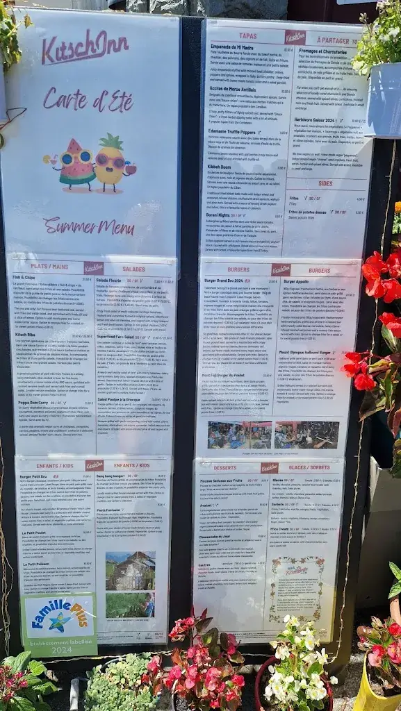 Menu_Kitsch Inn_Houches_image_1